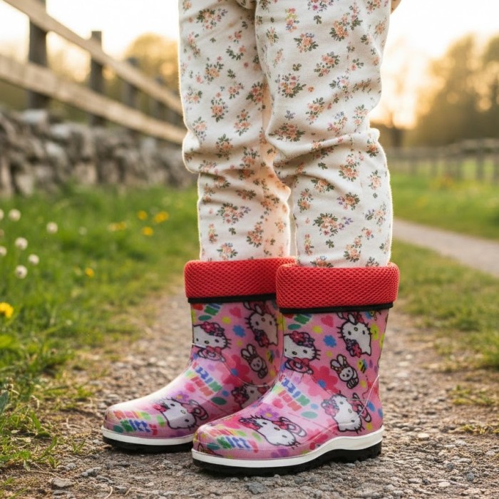 چکمه بچگانه سپنتا مدل کیتی خزدار کد 11