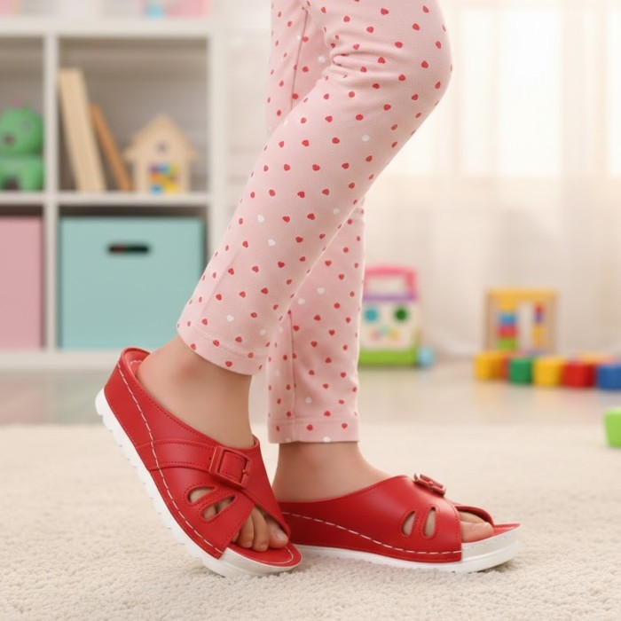 دمپایی طبی دخترانه سارینا مدل تینا کد 04