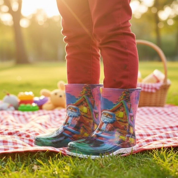 چکمه بچگانه سپنتا مدل بابا نوئل کد 11