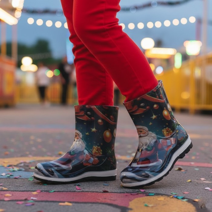 چکمه بچگانه سپنتا مدل بابا نوئل کد 06