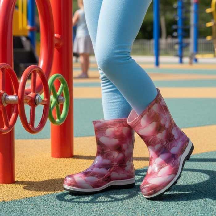 چکمه بچگانه سپنتا مدل قلبی کد 04