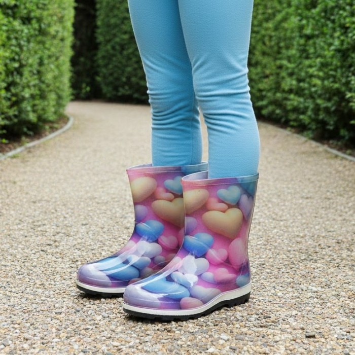 چکمه بچگانه سپنتا مدل قلبی کد 162