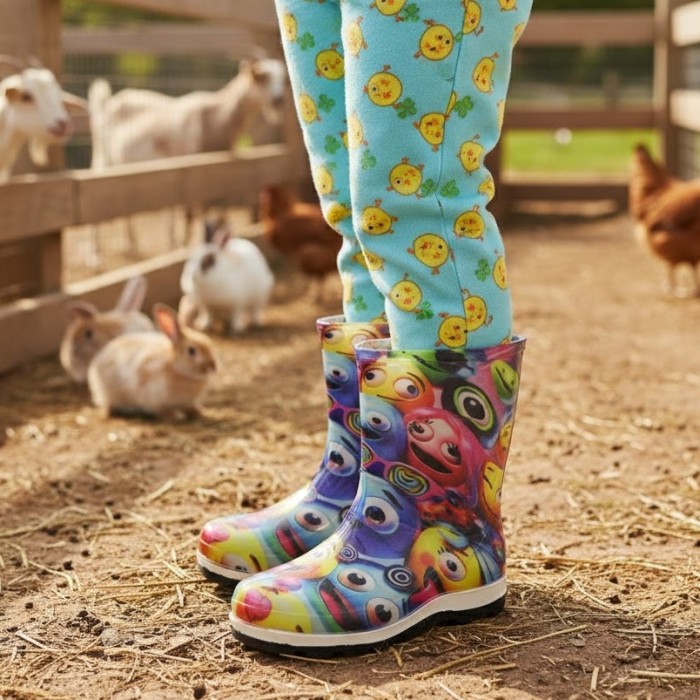 چکمه بچگانه سپنتا مدل مینیون کد 231