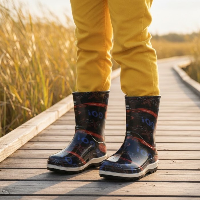 چکمه بچگانه سپنتا مدل ماشینی کد 02