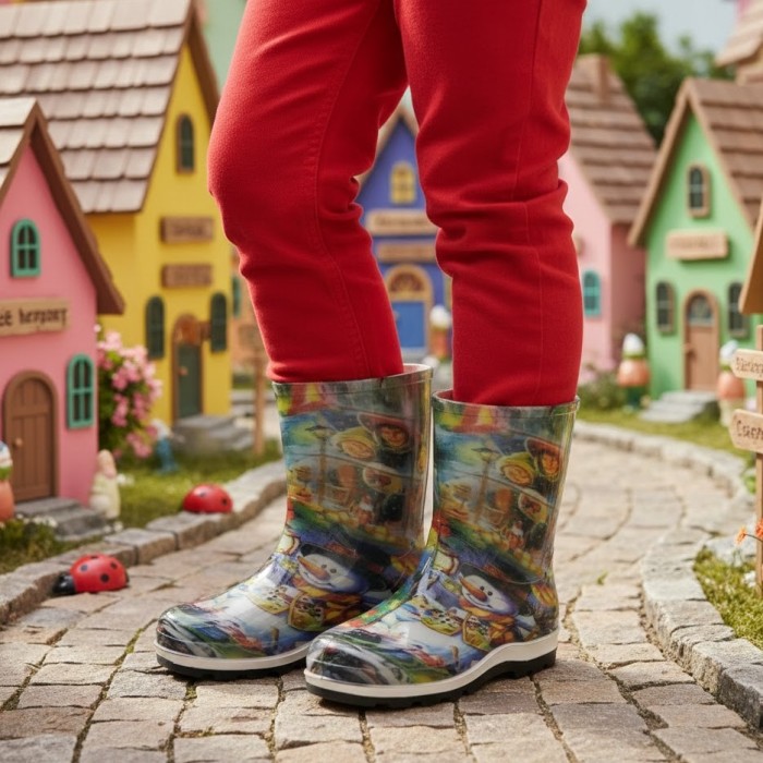 چکمه بچگانه سپنتا مدل مزرعه برفی کد 143