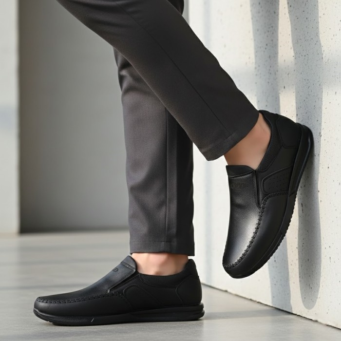 کفش طبی مردانه گلد مدل سینا کد 01