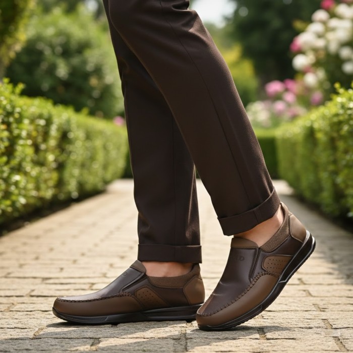 کفش طبی مردانه گلد مدل سینا کد 272