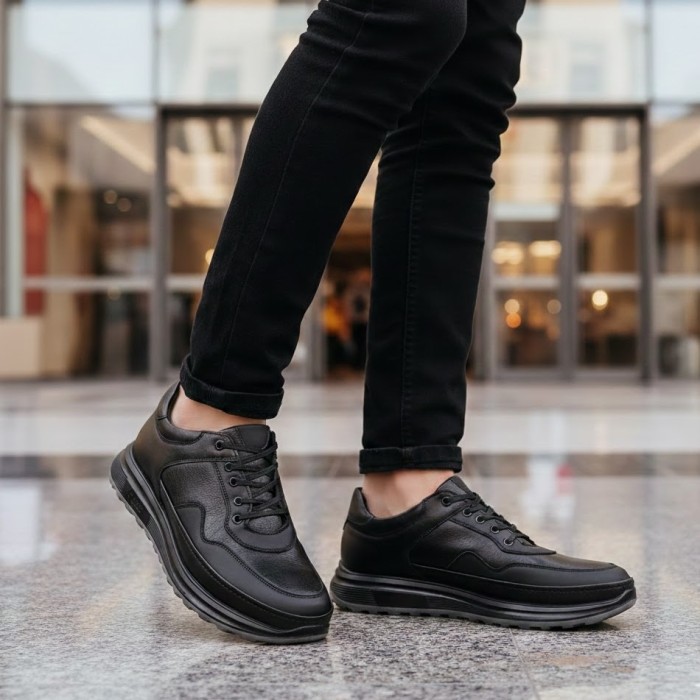 کفش طبی مردانه گلد مدل مارسل بندی کد 01