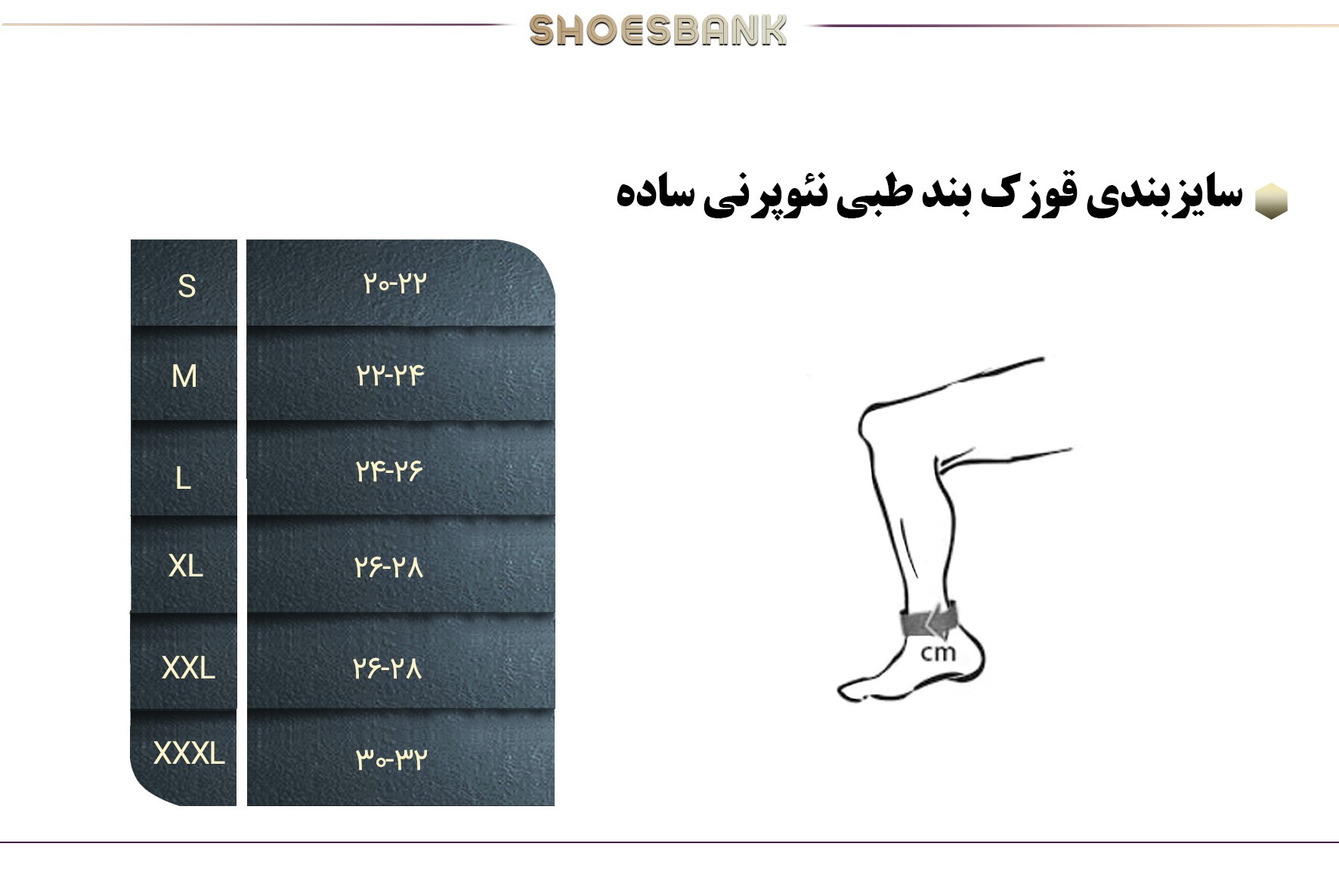 راهنمای سایز