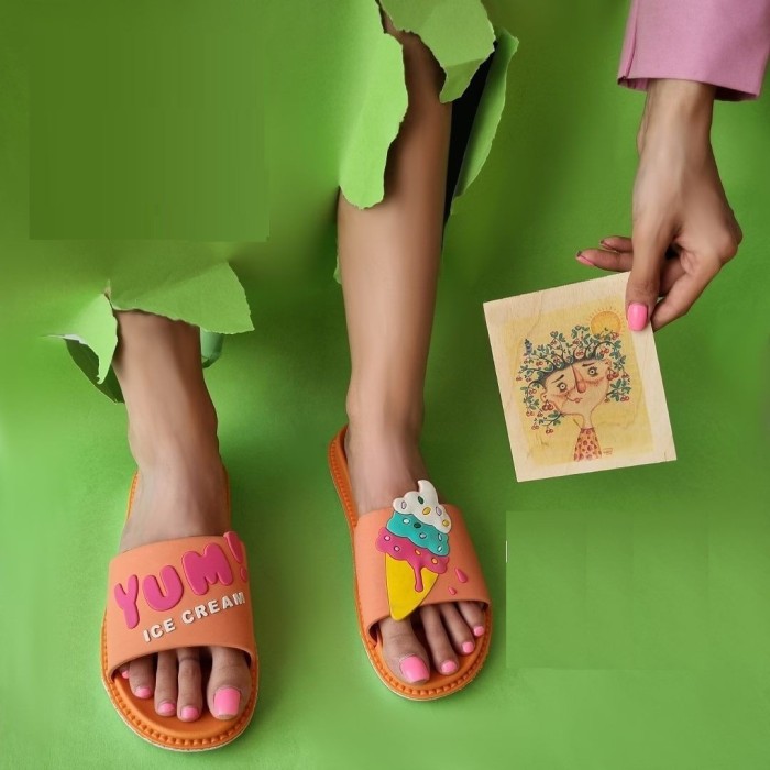 دمپایی دخترانه پایون مدل لونا کد 10