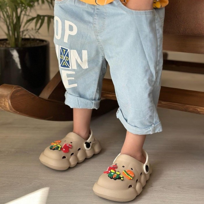 دمپایی بچگانه پاپا مدل نارنج کد 79