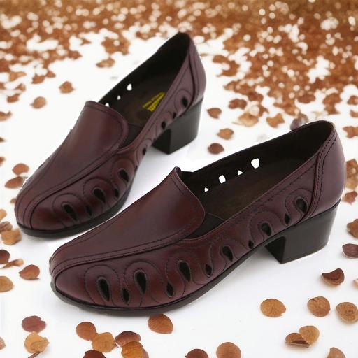 کفش تابستانه طبی زنانه روشن مدل ترمه کد 22