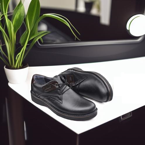 کفش طبی چرم مردانه توگو مدل B01-409