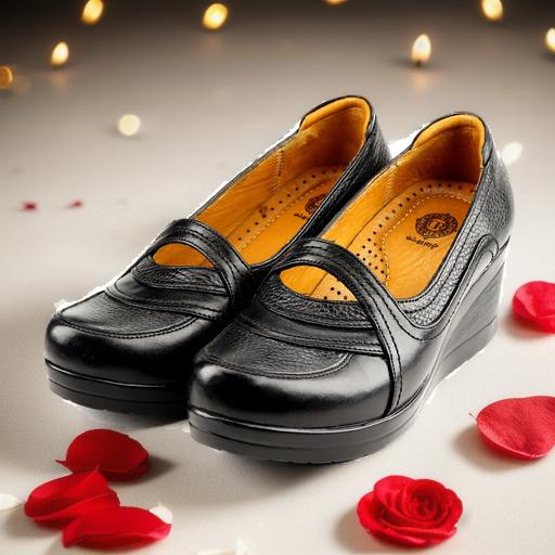 کفش طبی زنانه روشن مدل m20 کد 01