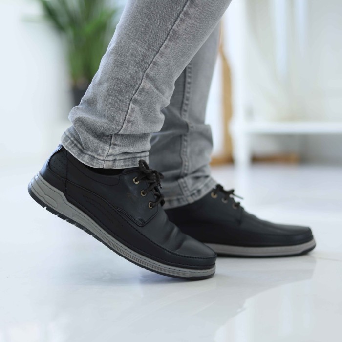 کفش مردانه آتن مدل سناتور بندی کد 01