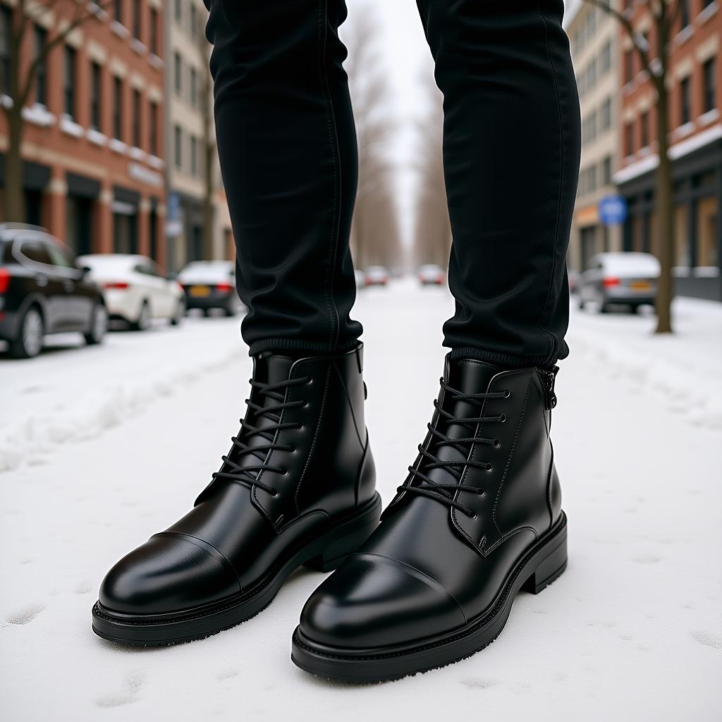 نیم بوت مردانه گاس مدل کیوان 8 کد 01