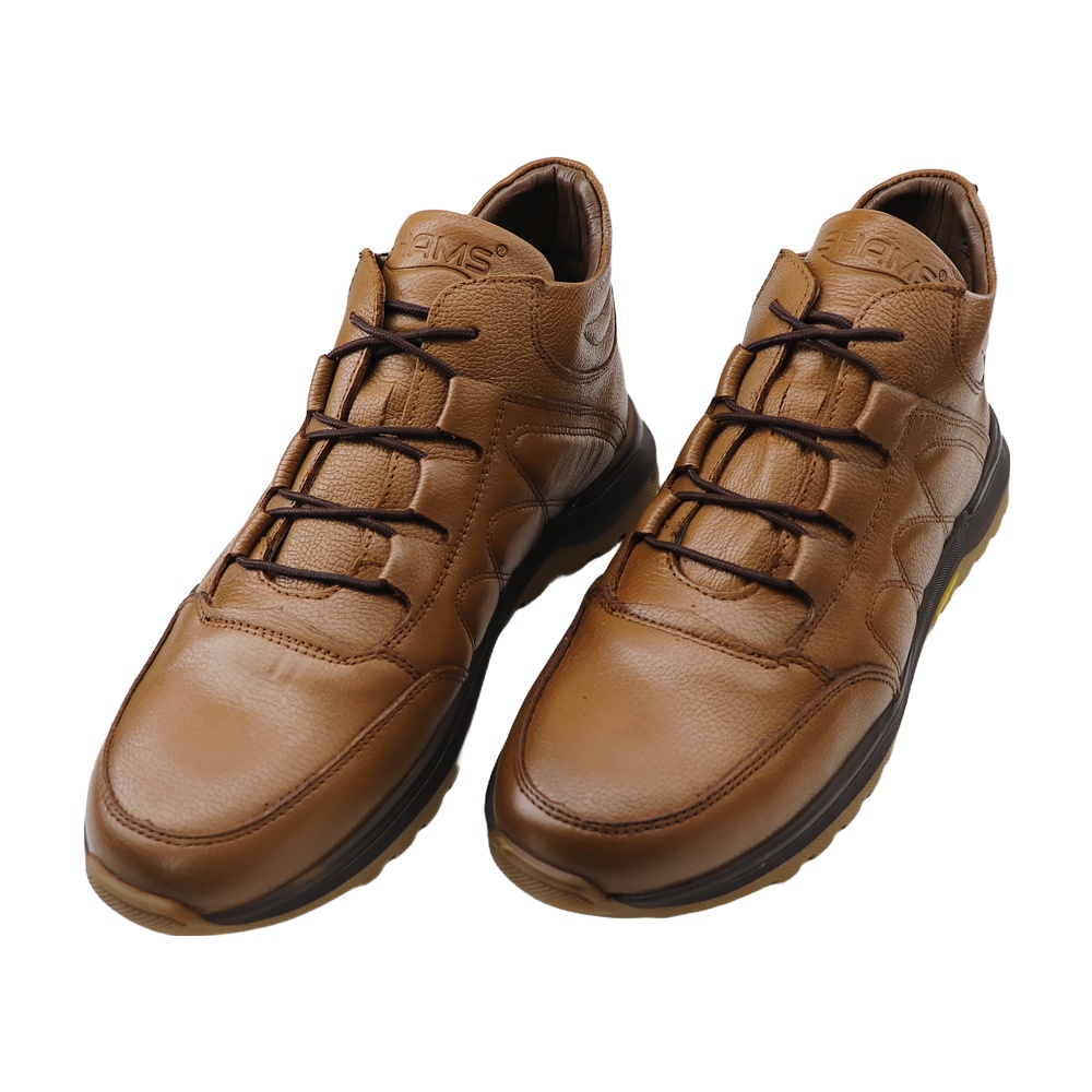 خرید آنلاین نیم بوت چرم مردانه شمس مدل b9 کد 88