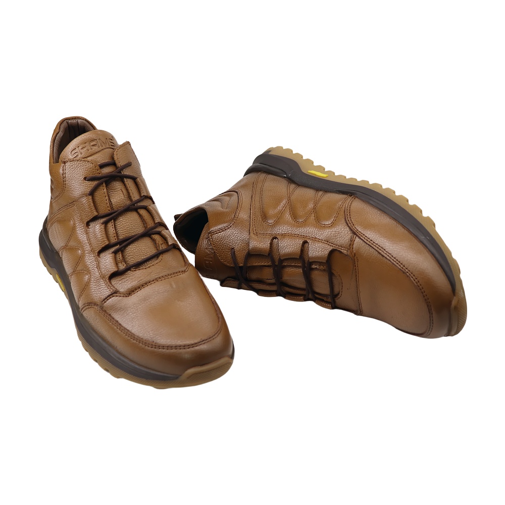 خرید آنلاین نیم بوت چرم مردانه شمس مدل b9 کد 88