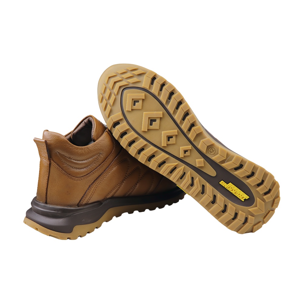 خرید آنلاین نیم بوت چرم مردانه شمس مدل b9 کد 88