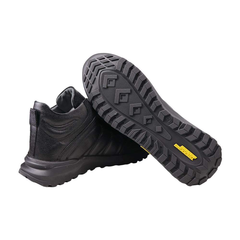 خرید آنلاین نیم بوت چرم مردانه شمس مدل b9 کد 01