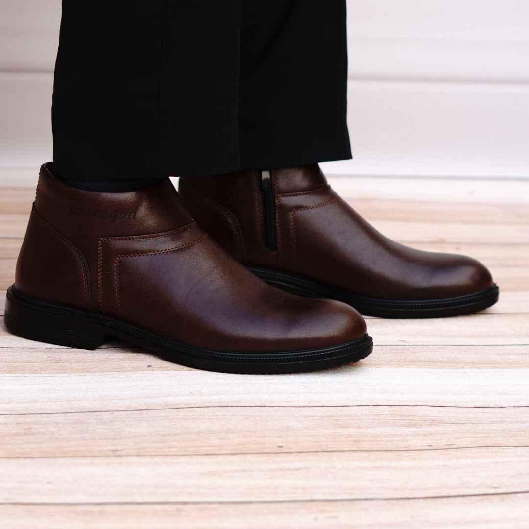 نیم بوت مردانه پاسارگاد مدل ونیز کد 03