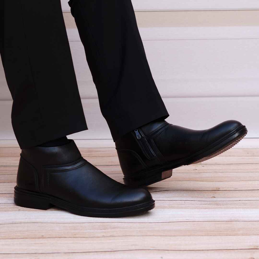 نیم بوت مردانه پاسارگاد مدل ونیز کد 01
