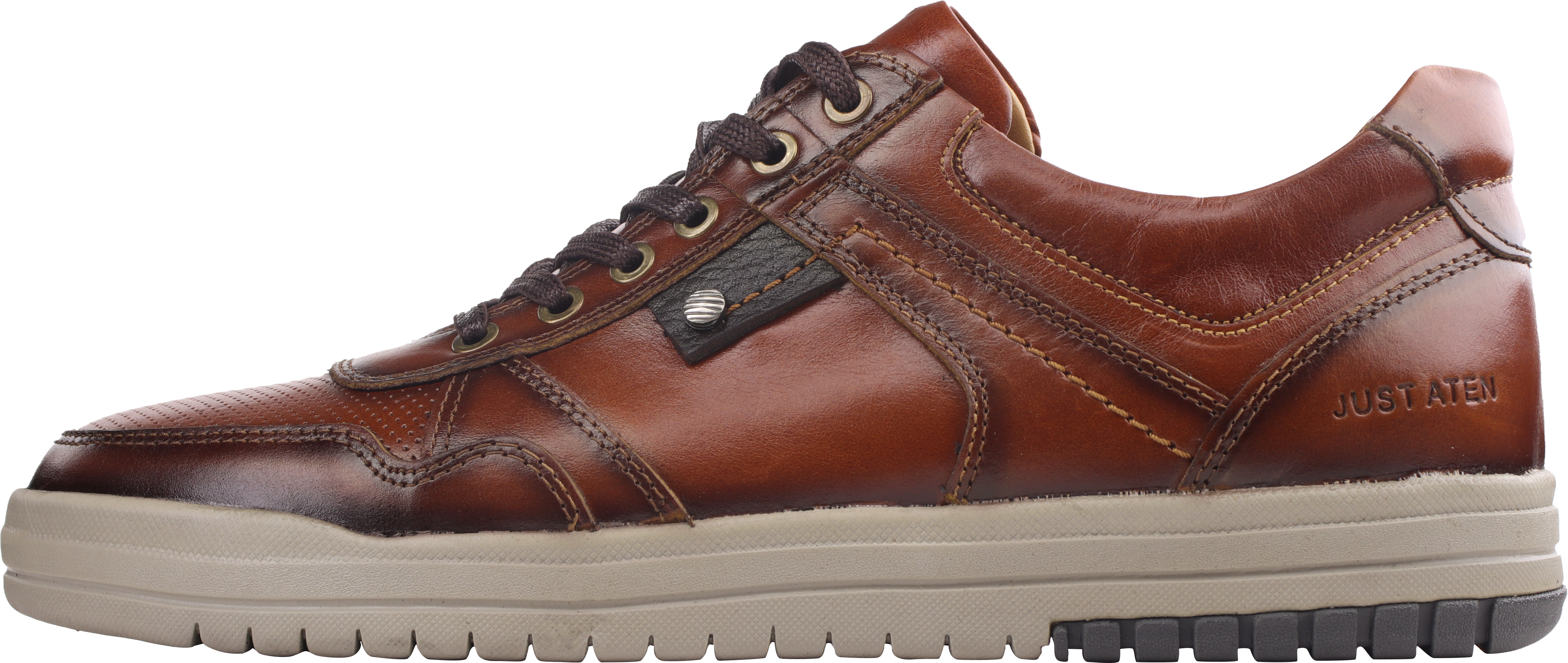 کفش چرم طبی مردانه آتن مدل گاما کد 03 رنگ قهوه ای