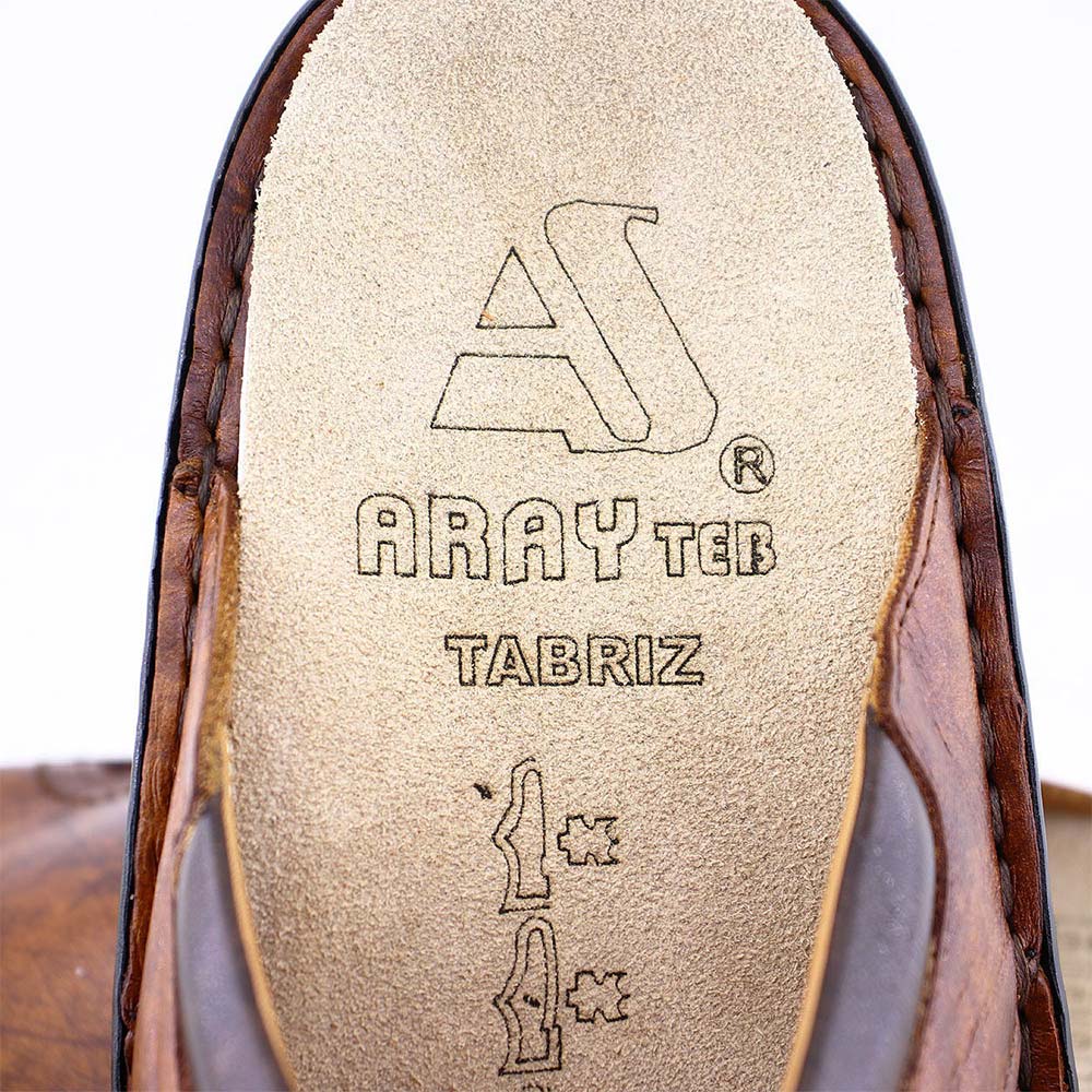 دمپایی مردانه دوخت تبریز چرم
