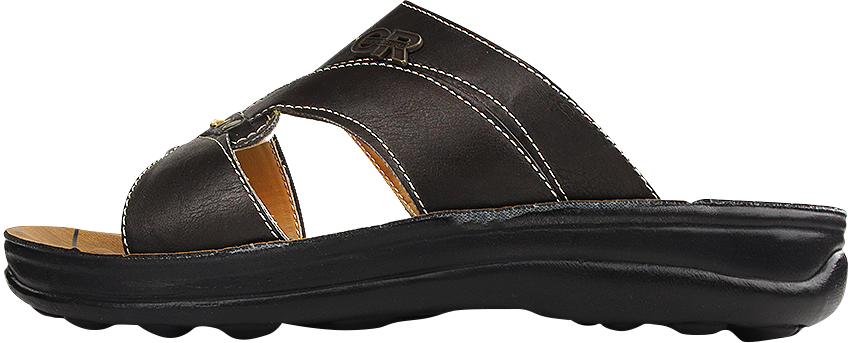 دمپایی مردانه فینال مدل پویا کد 03 با چرم مصنوعی