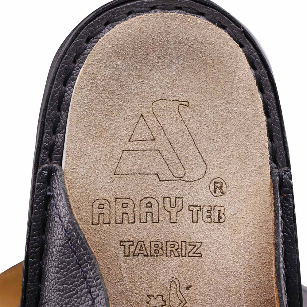 دمپایی طبی مردانه آرای مدل کایار کد 75 دارای پنجه پهن