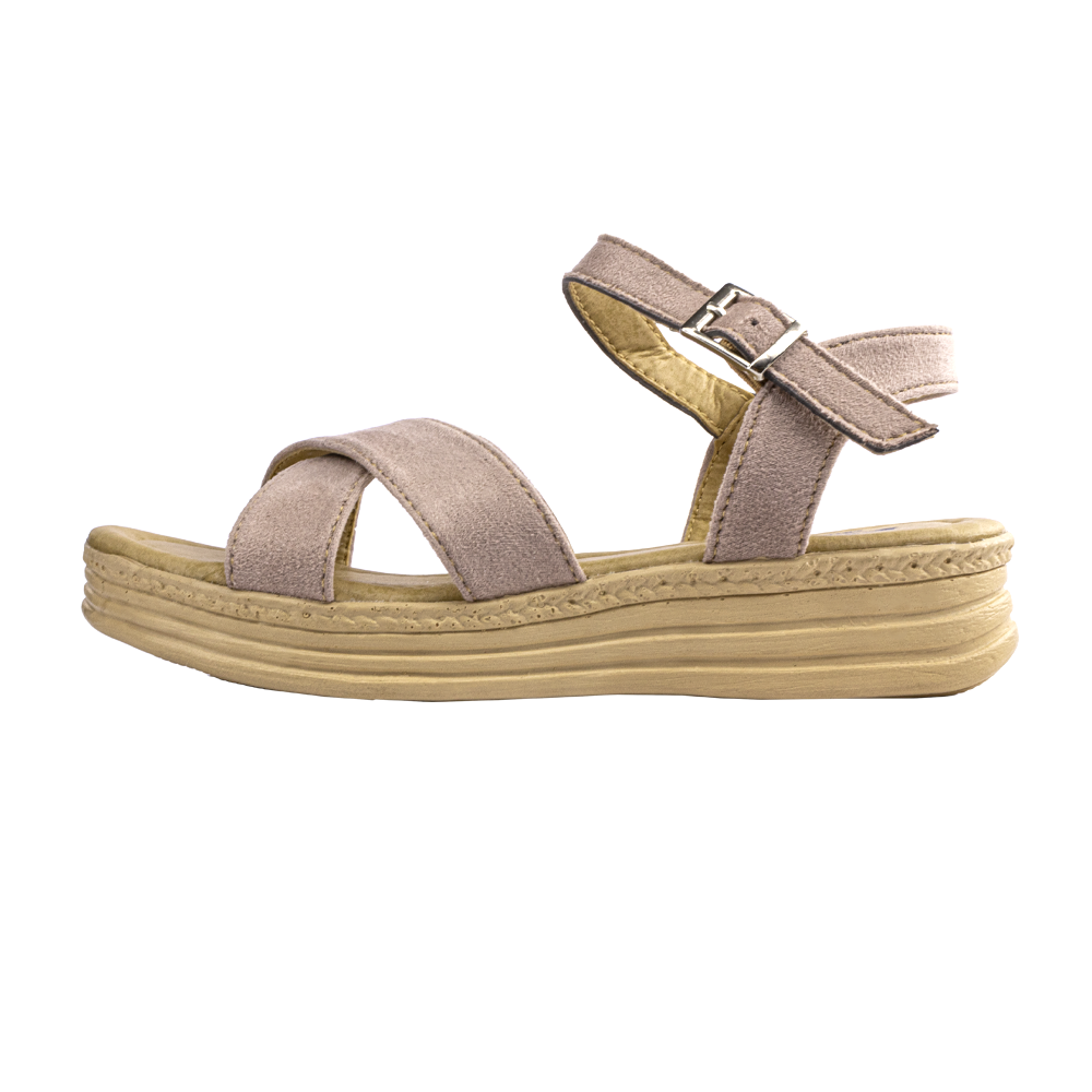 خرید آنلاین صندل تابستانه پردیس مدل تینا مخملی (1104) کد 78