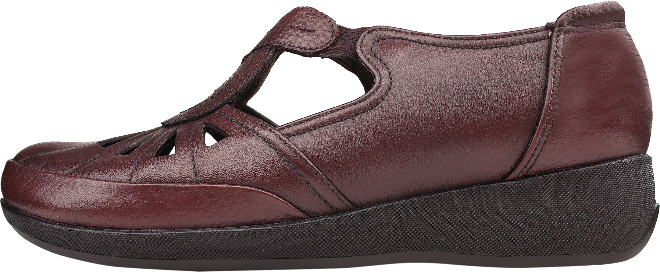 کفش تابستانه زنانه روشن مدل 22-1185 عنابی