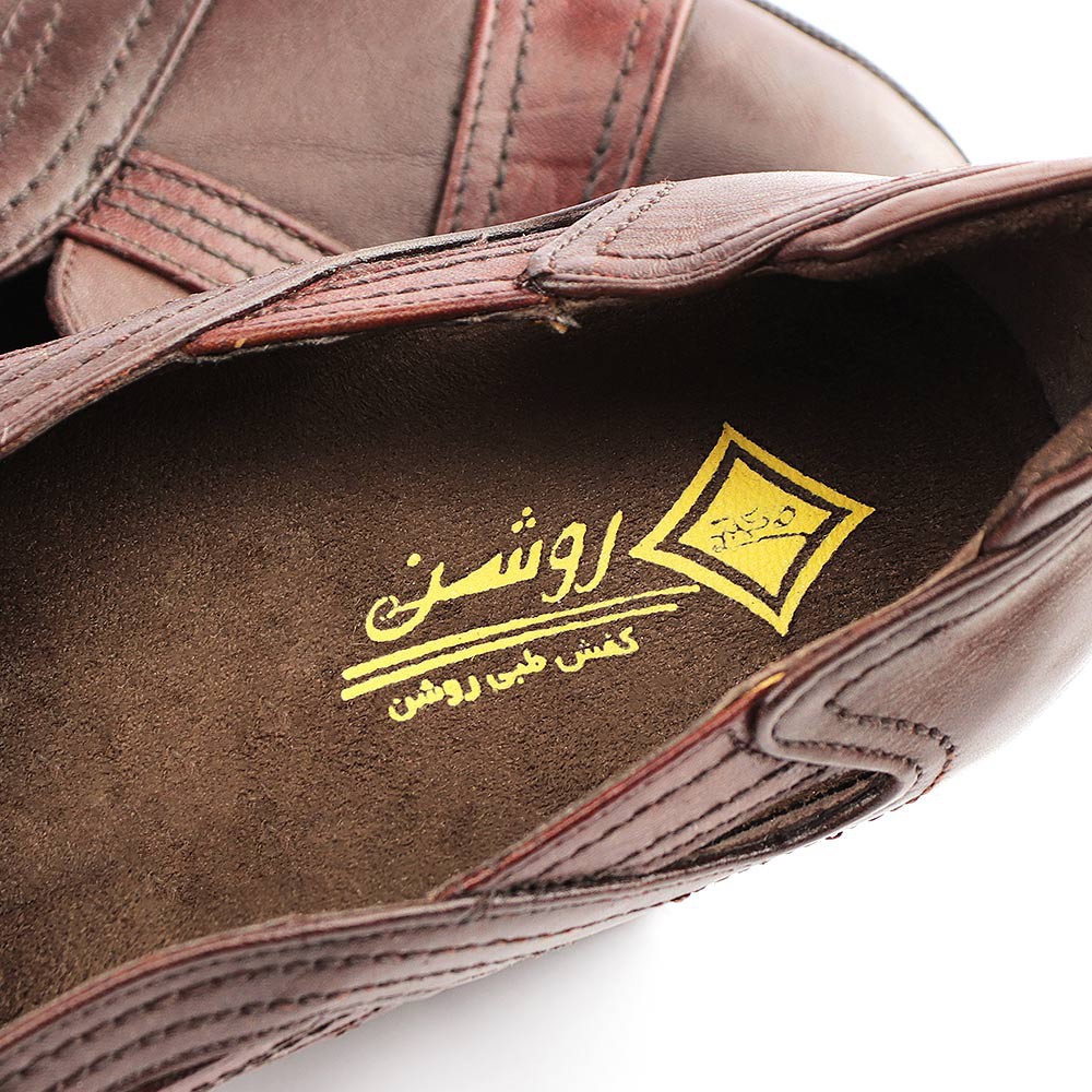 کفش چرمی زنانه پاشنه دار