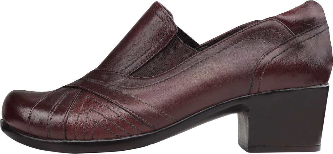 کفش روزمره زنانه طبی روشن مدل 22-515 رنگ عنابی