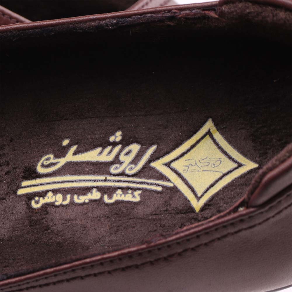شیک ترین کفش زنانه چرم طبیعی روشن مدل 22-1052