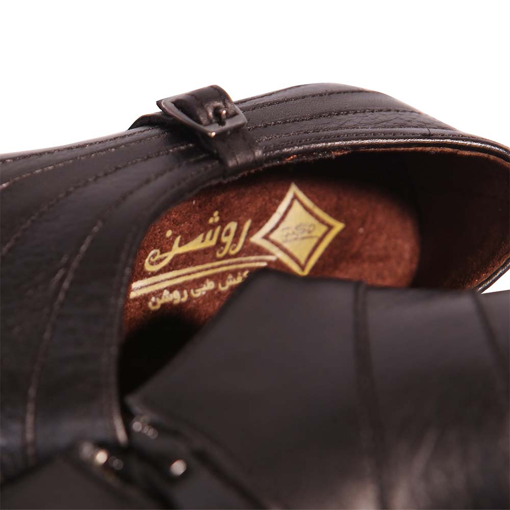 کفش پاشنه بلند چرم زنانه