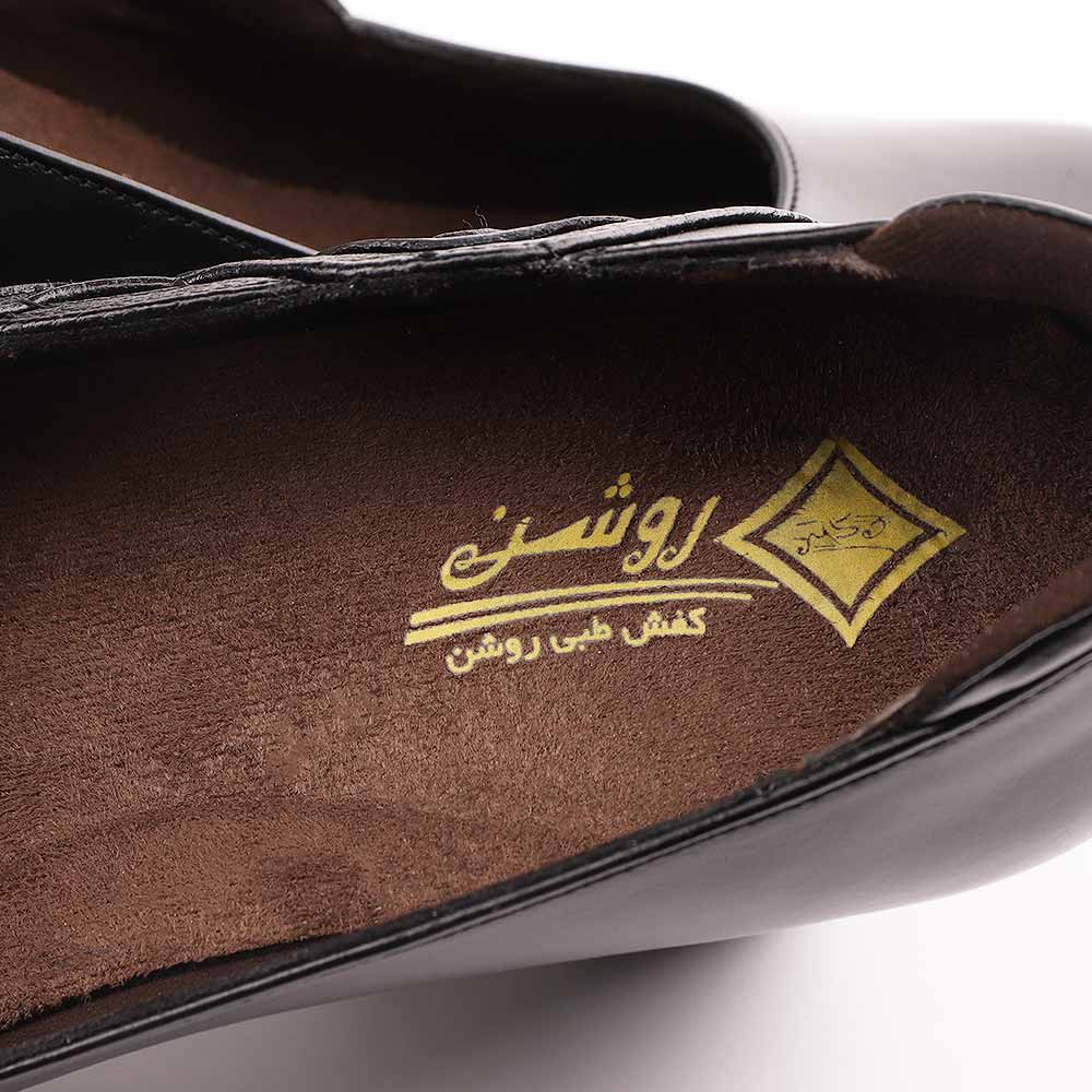 خرید آنلاین کفش پاشنه دار زنانه چرم روشن مدل 2015 کد 01