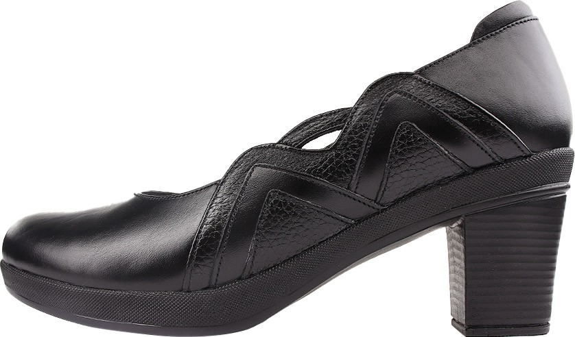 خرید آنلاین کفش پاشنه دار زنانه چرم روشن مدل 2015 کد 01