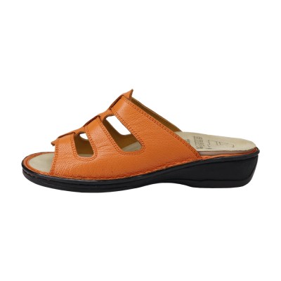 خرید آنلاین دمپایی چرم طبیعی زنانه آرای مدل سویل کد 10