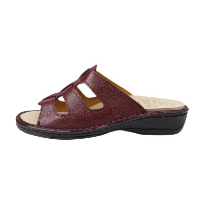 خرید آنلاین دمپایی چرم طبیعی زنانه آرای مدل سویل کد 14