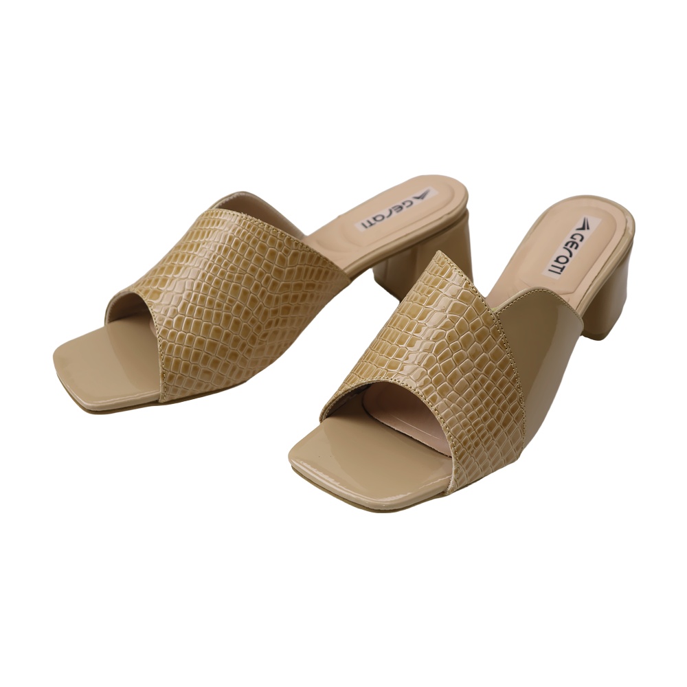 خرید آنلاین صندل زنانه گراتی مدل 606 سنگی کد 27