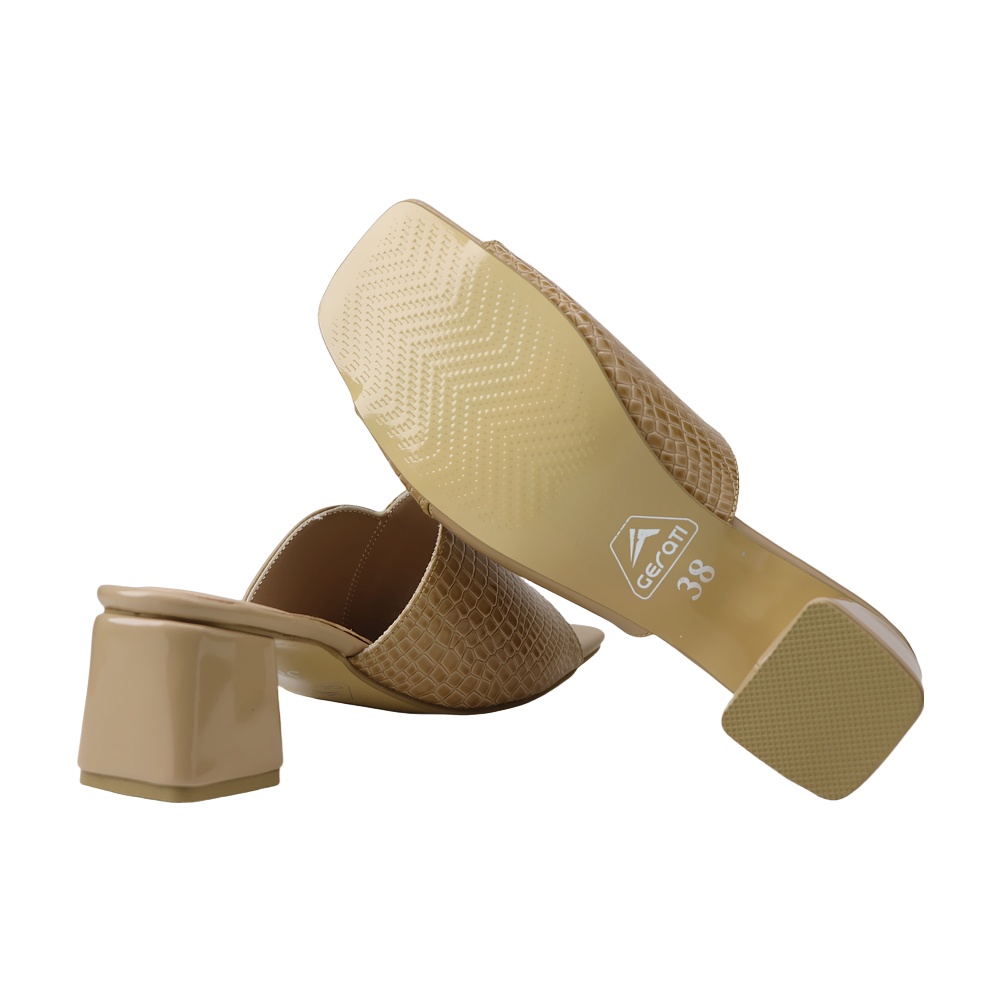 خرید آنلاین صندل زنانه گراتی مدل 606 سنگی کد 27