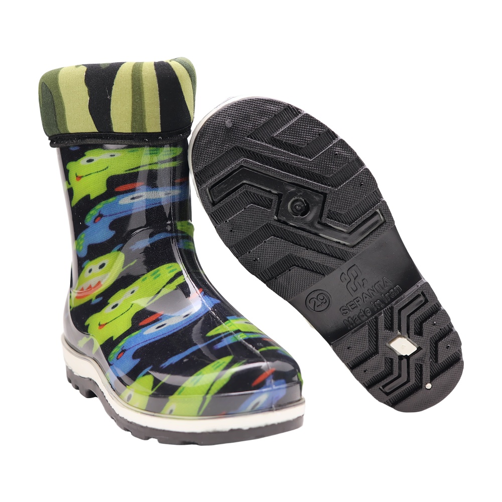 خرید آنلاین چکمه بچگانه سپنتا مدل باکتری خزدار کد 02