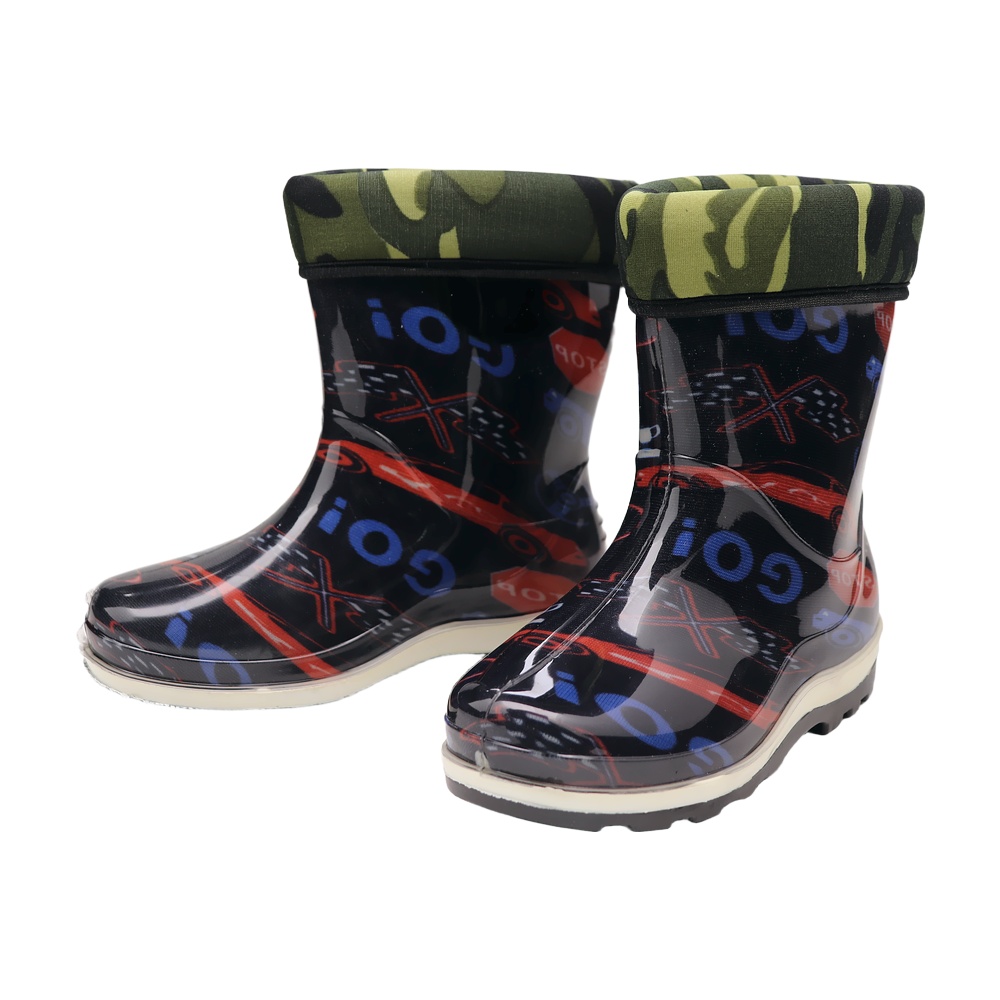 خرید آنلاین چکمه بچگانه سپنتا مدل ماشینی خزدار کد 02