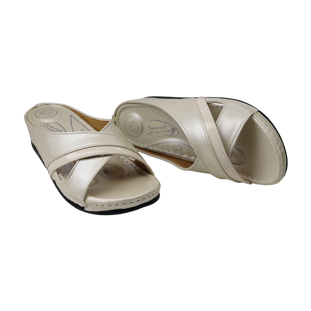 خرید آنلاین دمپایی زنانه خارپاشنه سیمرغ مدل نیوپروانه کد 230