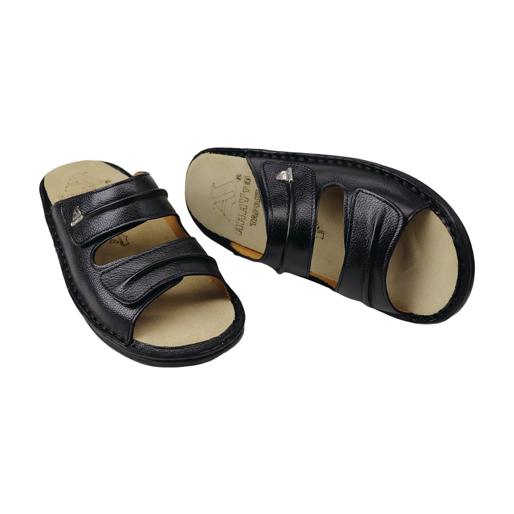 خرید آنلاین دمپایی  چرم زنانه آرای مدل نگار  کد 01