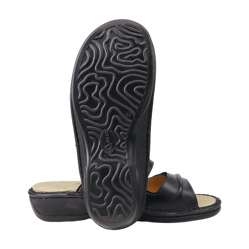 خرید آنلاین دمپایی  چرم زنانه آرای مدل نگار  کد 01