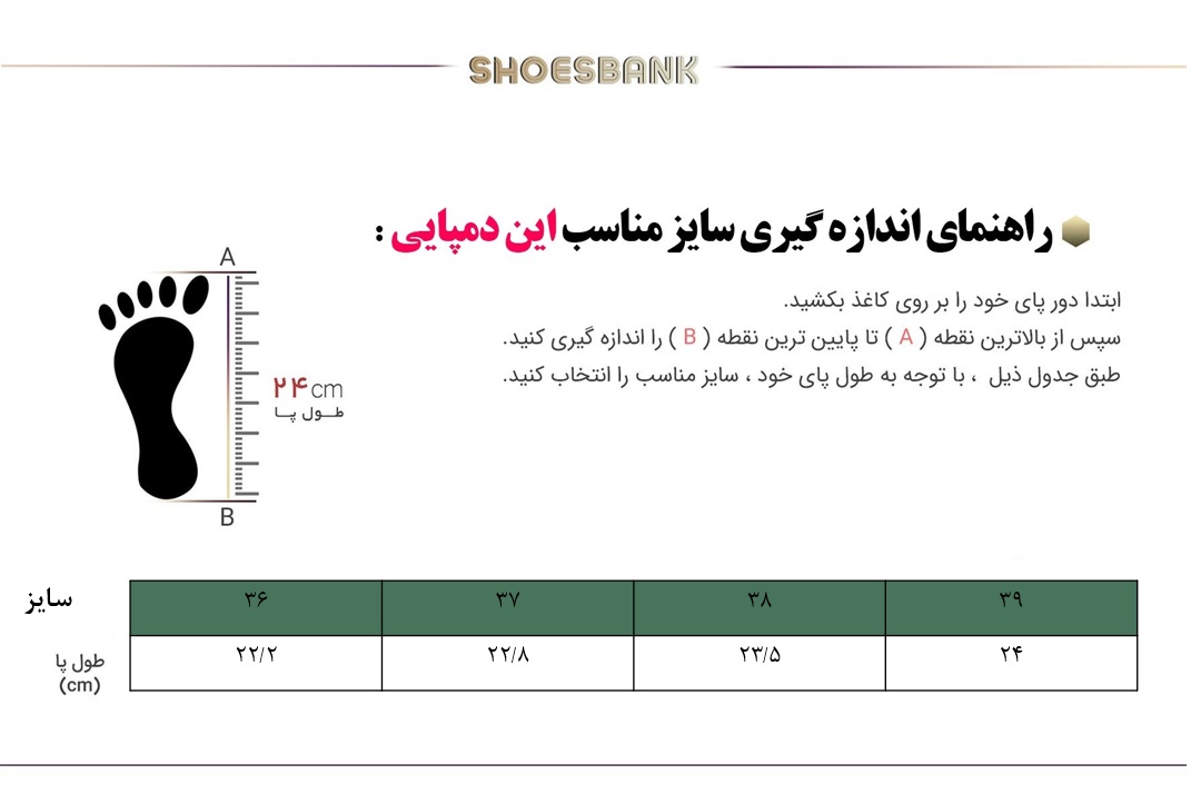 راهنمای سایز